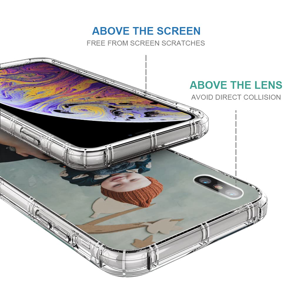 Custom iPhone XR Phone Case - Personalized Clear Soft TPU Shockproof Cover | Design Your Own Protective Case for Apple iPhone XR | Perfect for Everyday Use, Travel & Gift Giving