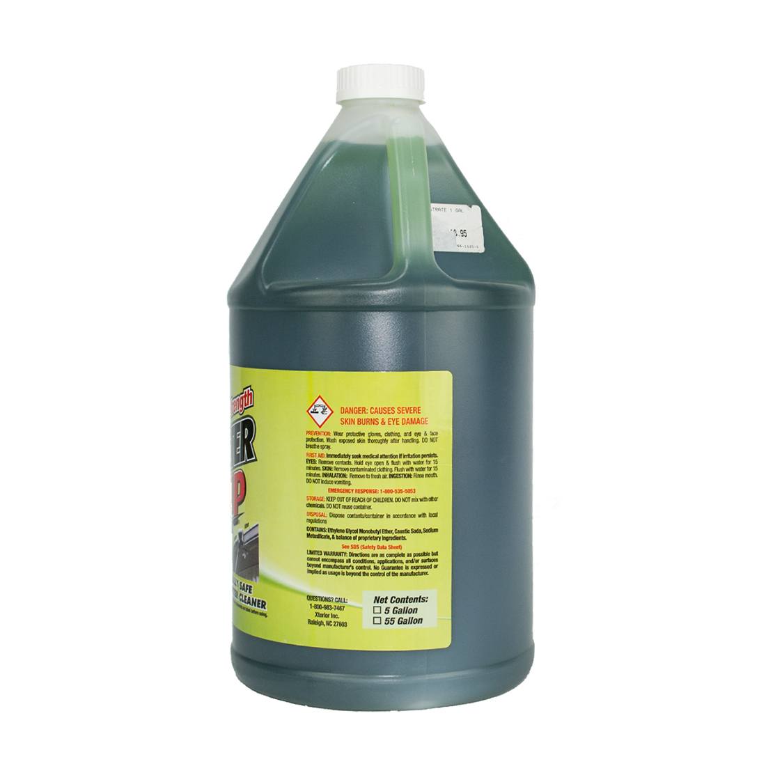 Xterior Gutter Zap Gutter Stain Remover - Powerful Outdoor Cleaning Solution for Gutters, Downspouts & Roof Stains | Removes Tough Stains, Mold & Mildew | Perfect for Home Maintenance & Exterior Cleaning