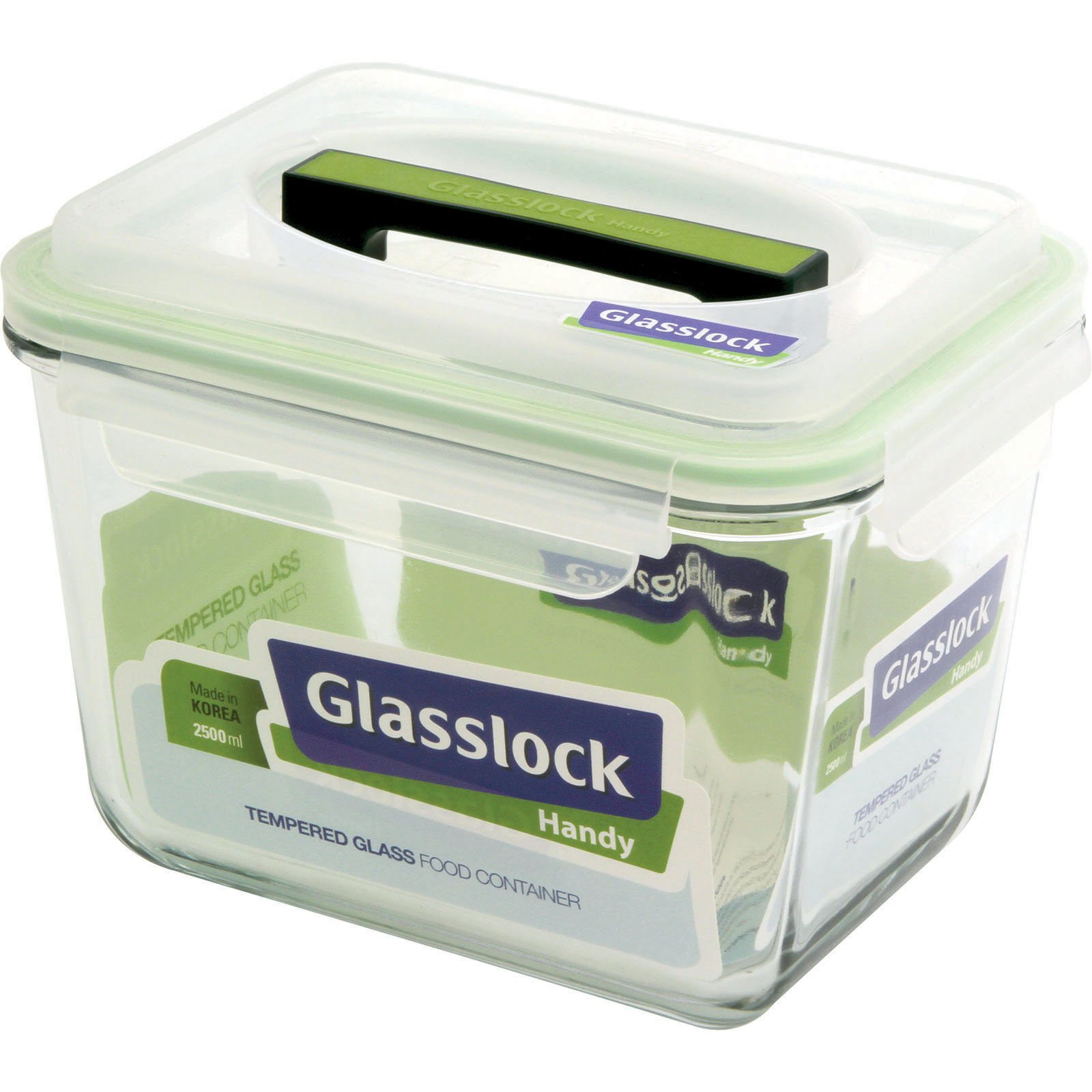 Glasslock 10.5-Cup Rectangle Airtight Food Storage Container - Perfect for Meal Prep, Leftovers & Kitchen Organization