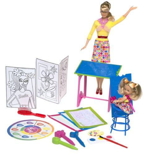 Barbie and Kelly Doll Playset - Fashion Dolls with Accessories for Kids | Perfect for Pretend Play, Collecting, and Gift Giving
