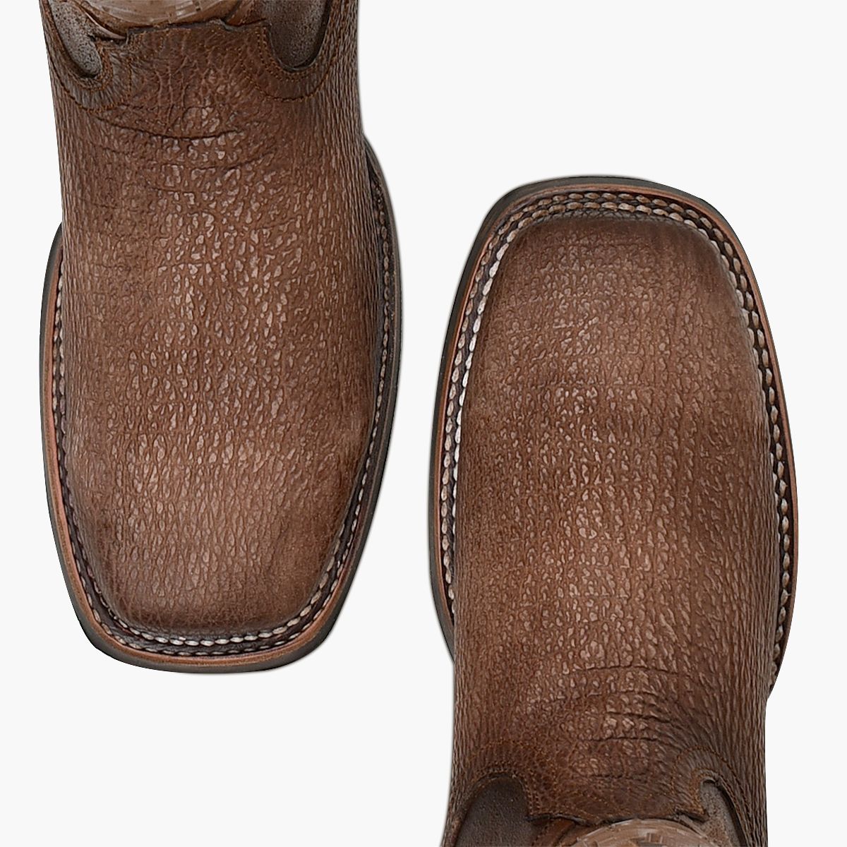 Men's Cuadra Brown Western Cowboy Boots with Elephant Design - Durable & Stylish for Rodeo, Country Music Festivals & Outdoor Adventures