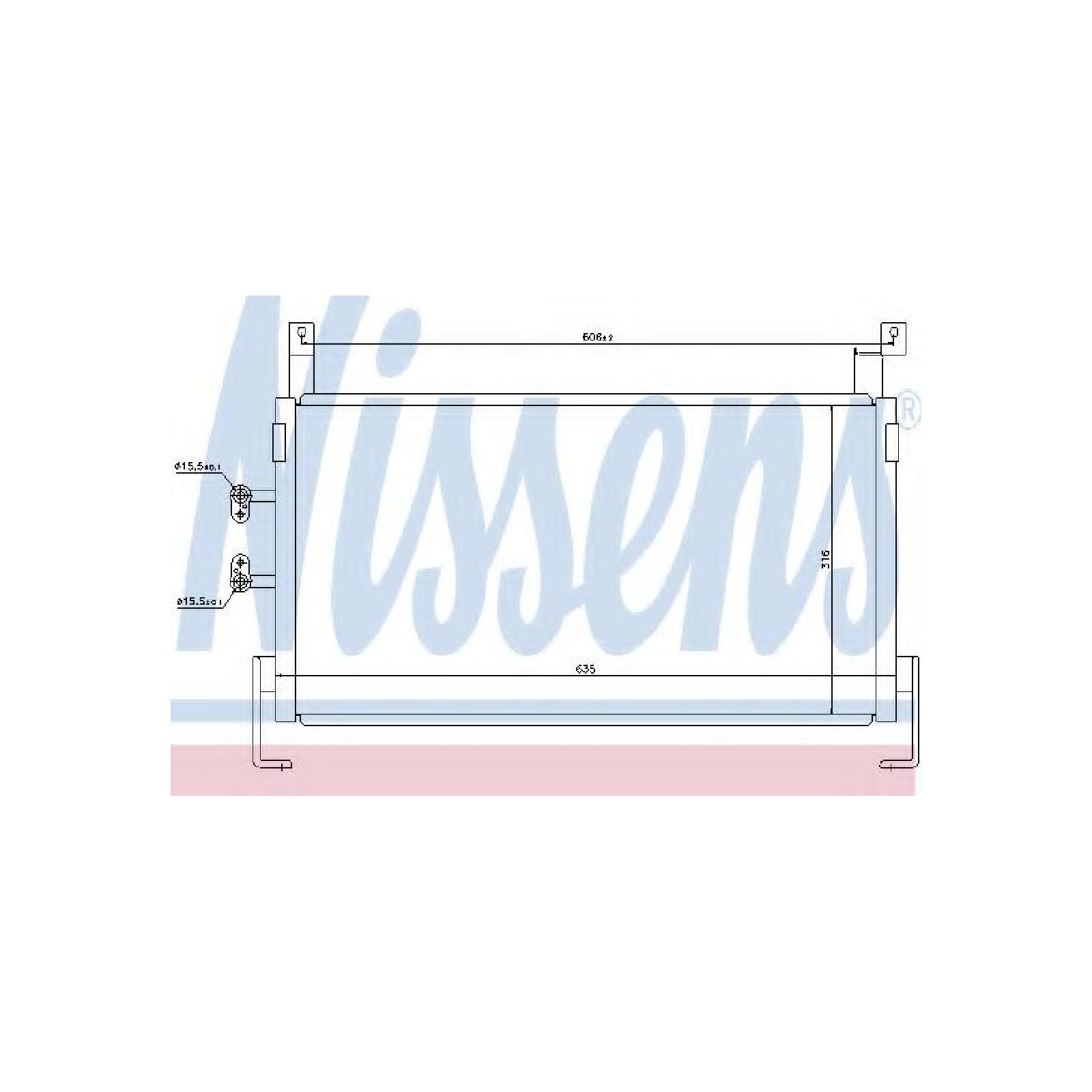 Nissens 94467 AC Condenser for Car - High Performance Auto Air Conditioning Replacement Part - Perfect for Summer Driving & Road Trips