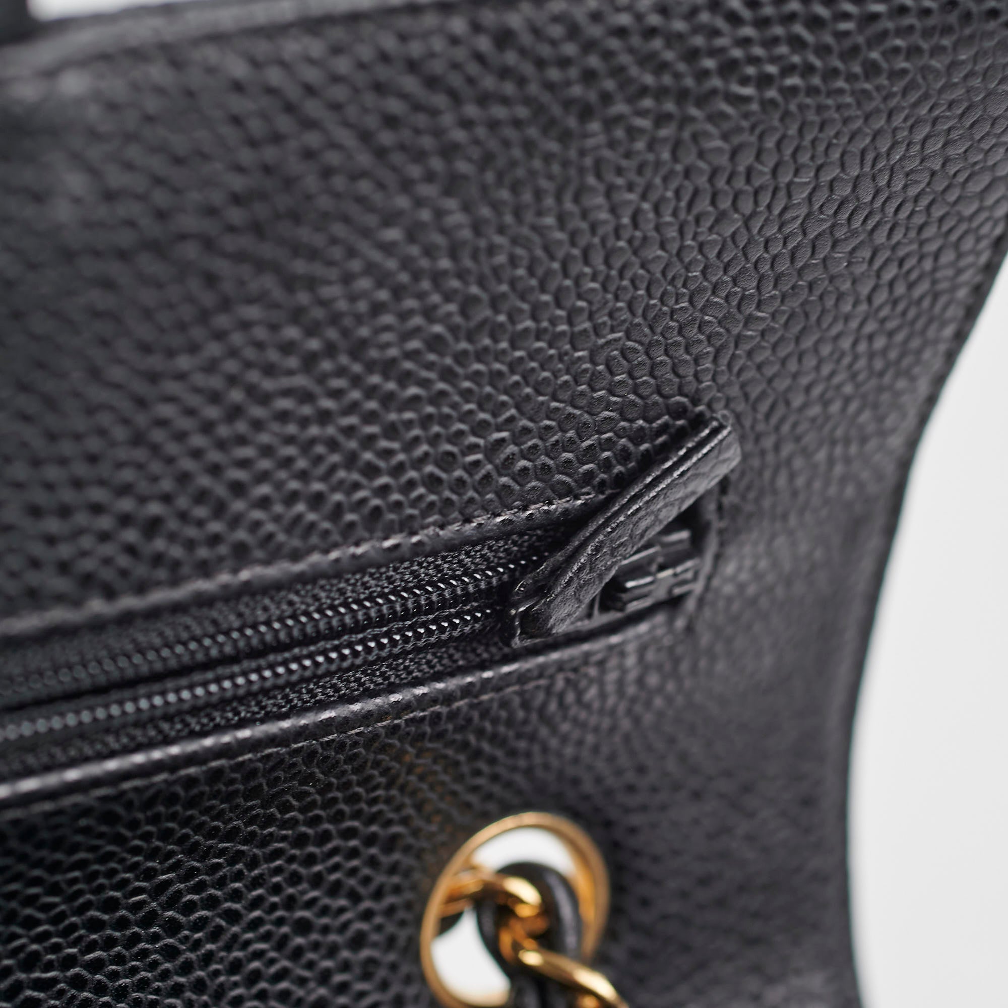 Chanel Small Caviar Leather Double Classic Flap Bag Black 12 Series - Luxury Crossbody Purse for Women, Perfect for Date Night & Special Occasions