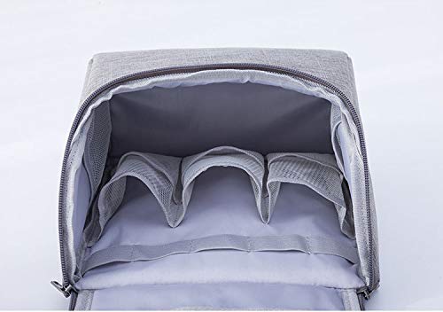 Waterproof Hanging Toiletry Bag for Travel - Portable Cosmetic Organizer with Multiple Pockets for Makeup, Shampoo, Toiletries - Perfect for Business Trips, Camping & Gym (Black)
