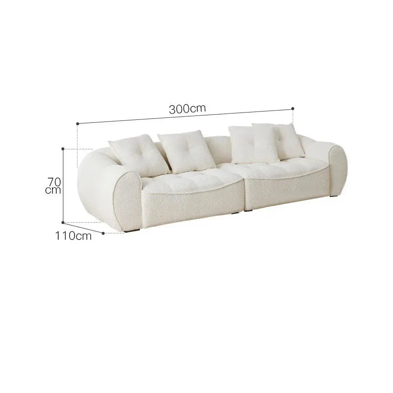 Classic Minimalist Sofa Set - Modern Living Room Furniture for Small Spaces, Apartments & Cozy Homes | Perfect for Relaxing, Entertaining & Stylish Decor