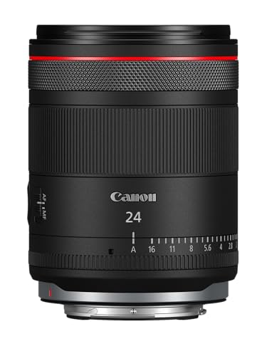 Canon RF 24mm F1.4 L VCM Wide-Angle Prime Lens for Professional Photography - Perfect for Portraits, Landscapes & Low-Light Shooting
