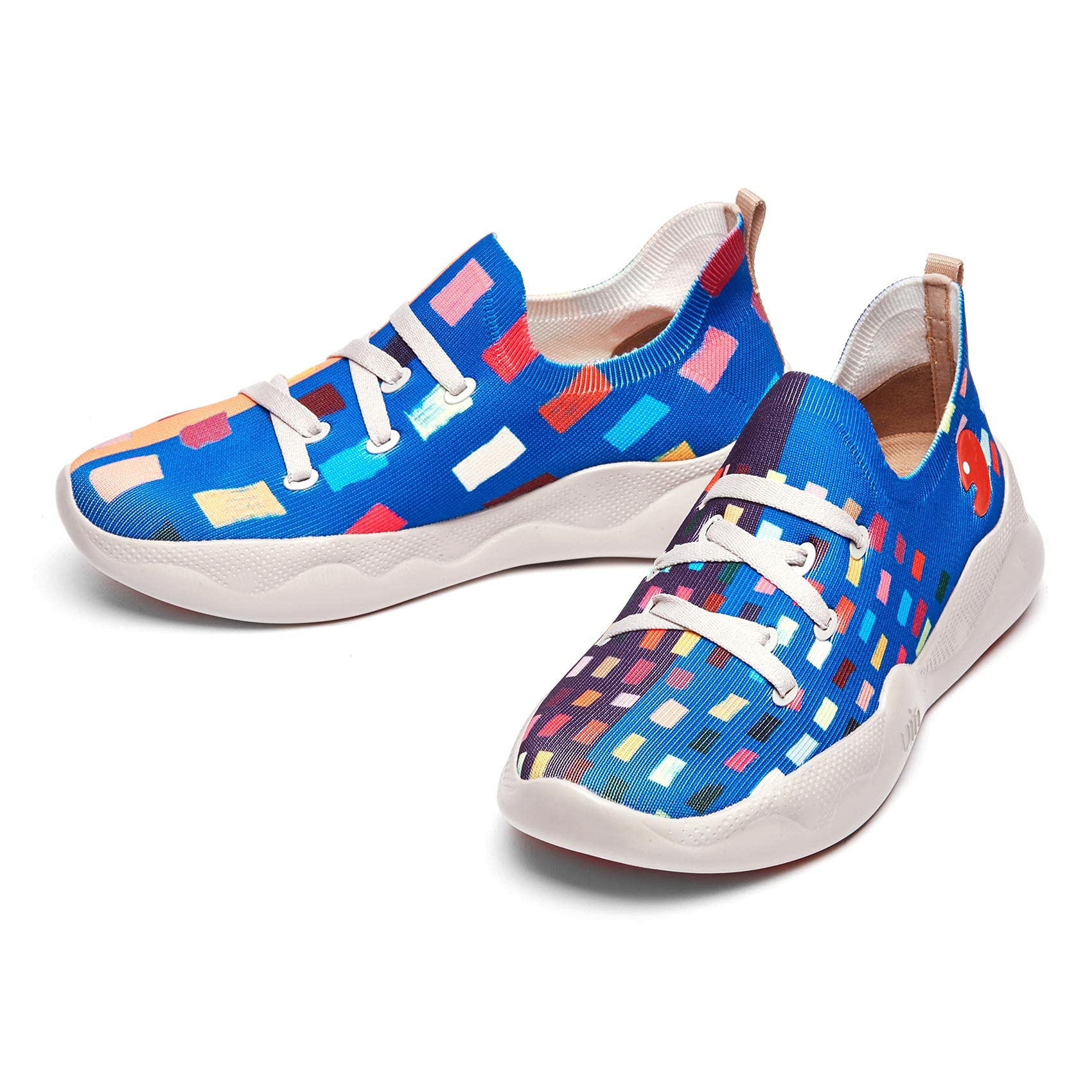 UIN Women's Fashion Sneakers - Lightweight Walking Shoes for Women, Slip On Casual Comfortable Athletic Shoes with Artistic Painting Design | Perfect for Travel, Workout & Everyday Wear