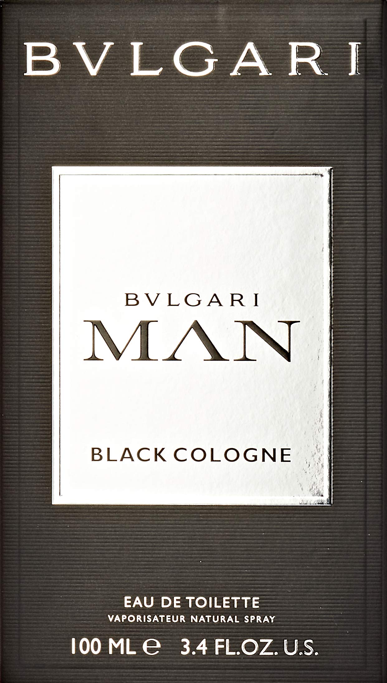 Bvlgari Man Cologne Eau de Toilette Spray for Men - 3.4 oz / 100 ml - Luxurious Black Fragrance for Day & Night Wear, Work & Special Occasions
