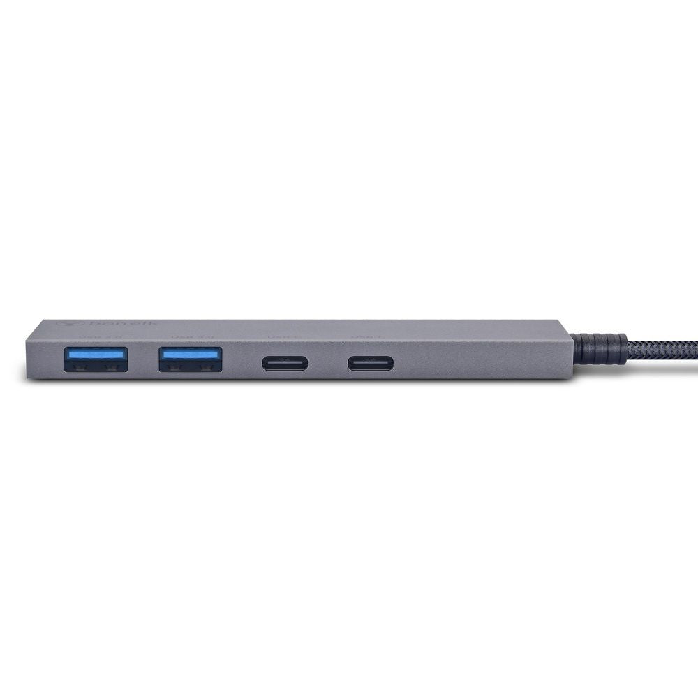 Bonelk 4-in-1 USB C Hub Slim Multiport Adapter with Long Lifespan - Perfect for MacBook, iPad Pro, and Laptop Connectivity at Home & Office