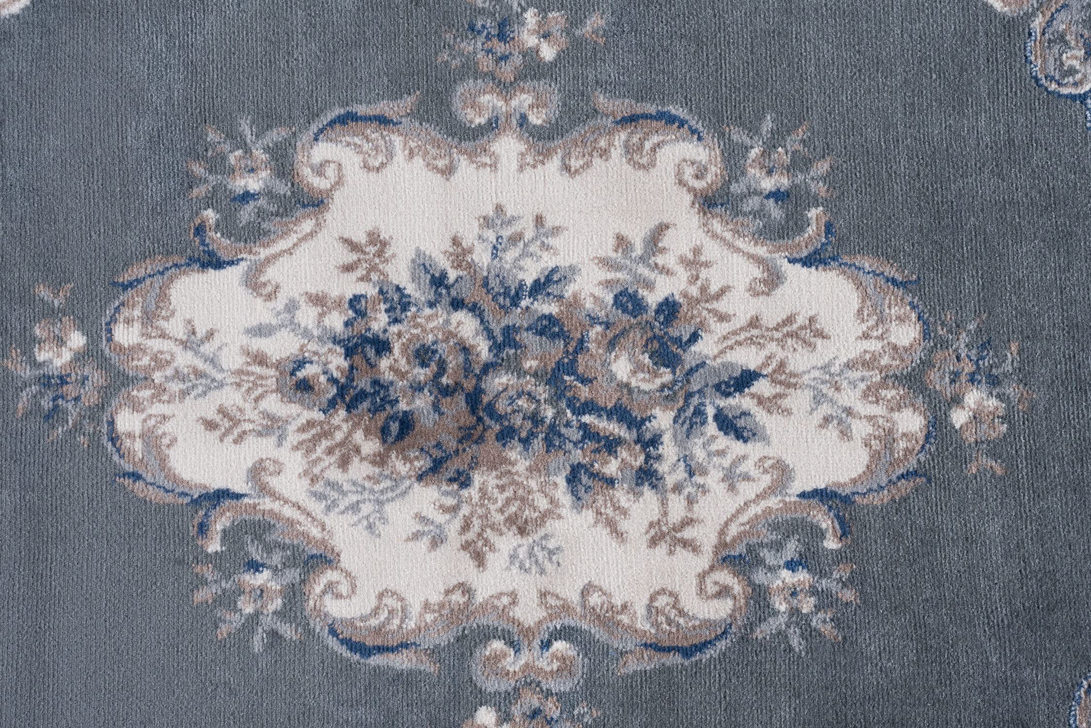 Universal Rugs Jolie Round Area Rug 8 Feet Gray - Soft Modern Non-Slip Floor Mat for Living Room, Bedroom, Nursery & Office Decor