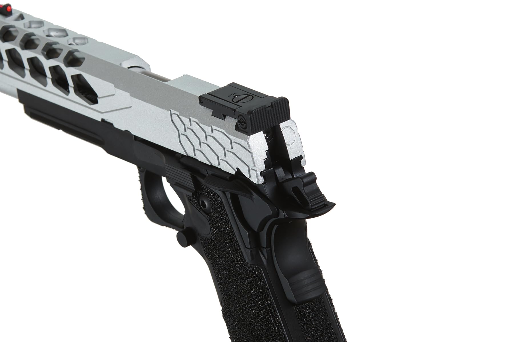 Lancer Tactical Airsoft Pistol STRYK Hi-Capa 5.1/4.3 Full Metal Gas Blowback GBB - 330 FPS for Competitive Airsoft Matches & Tactical Training