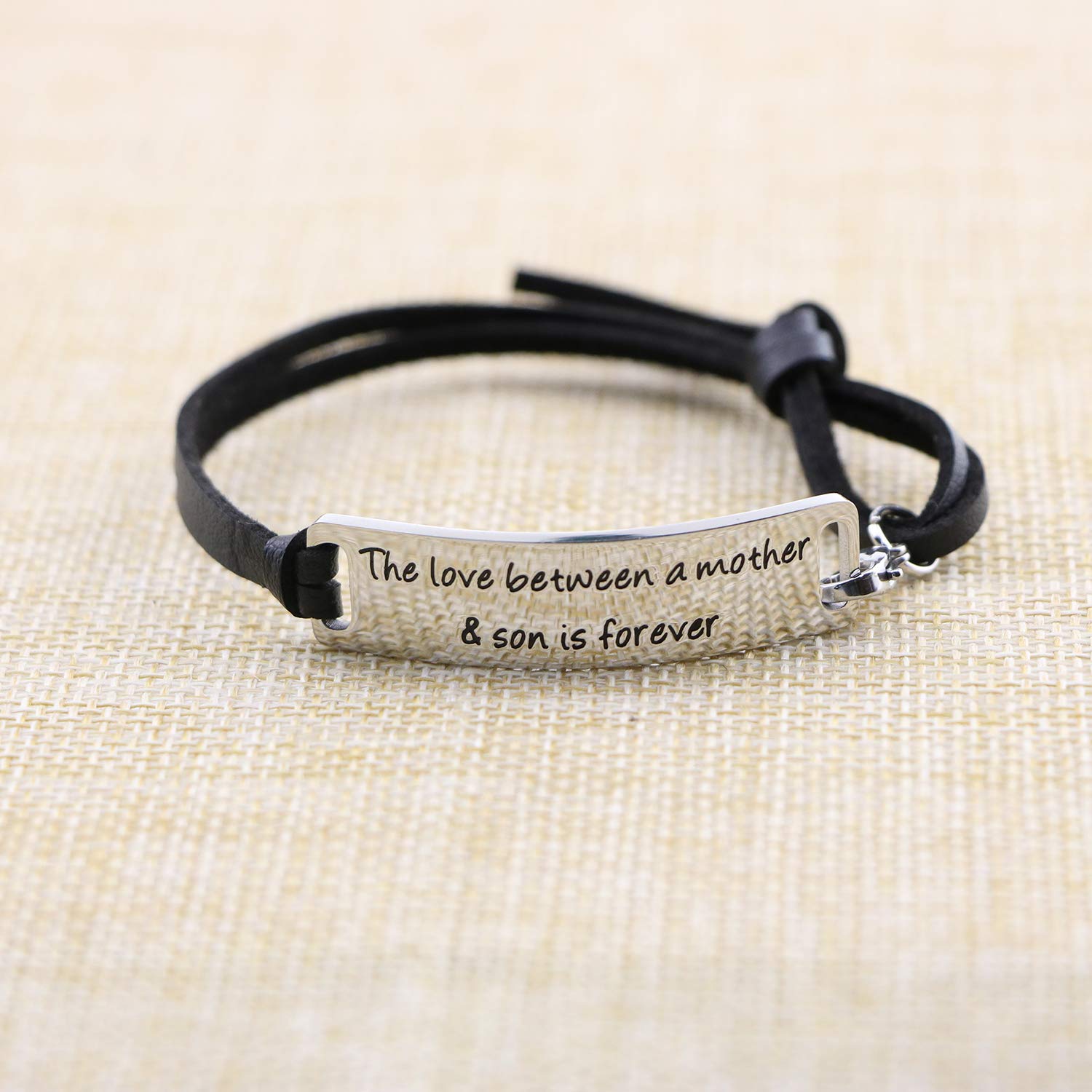 Inspirational Stainless Steel Bar Wrap Bangle Cuff Bracelet for Women - Personalized Christmas & Birthday Gift - Perfect for Daily Wear, Office, Parties & Special Occasions