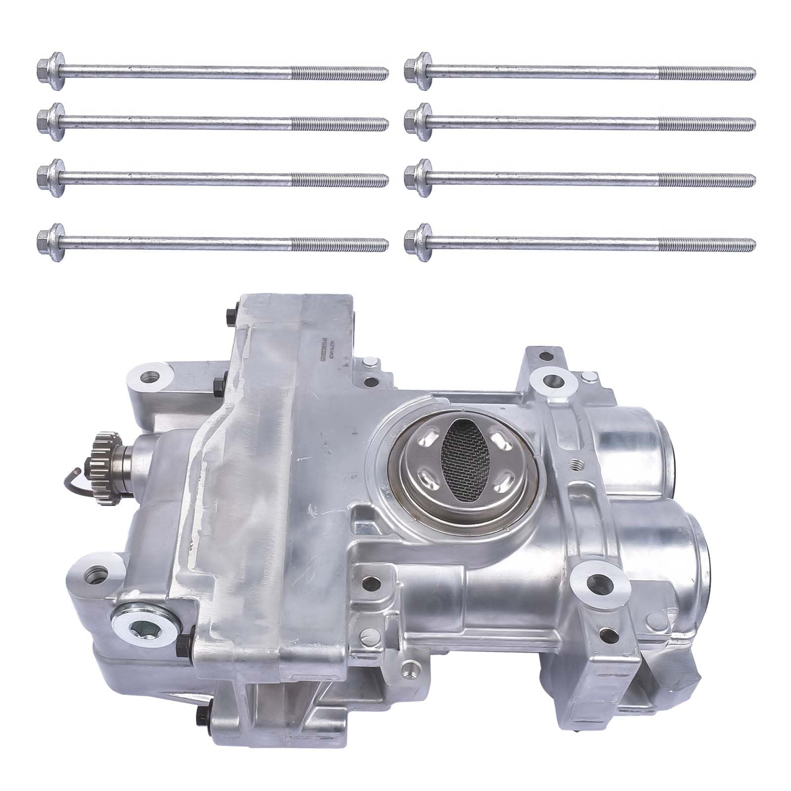68127987AB Oil Pump Assembly Replacement for 2007-2017 Chrysler 200, Sebring, Jeep Compass, Patriot, Dodge Caliber, Stratus, Avenger 2.4L - Compatible with 68127987AJ & 68127987AK - High Performance Engine Oil Pump for Smooth Driving & Longevity