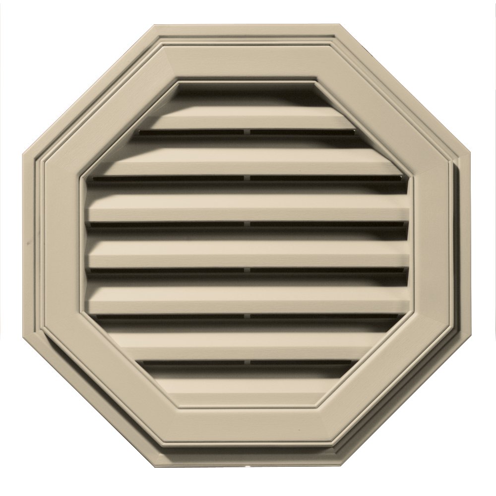 Builders Edge 120012222049 Almond Vent - Roof & Attic Ventilation for Improved Airflow & Moisture Control - Perfect for Home & Commercial Buildings
