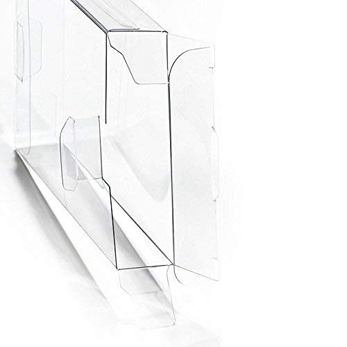 WICAREYO 10Pcs Clear PSP Game Box Protector Case - Cartridge Box Sleeve CIB Protector for PSP Games | Perfect for Game Collection, Storage & Display Protection