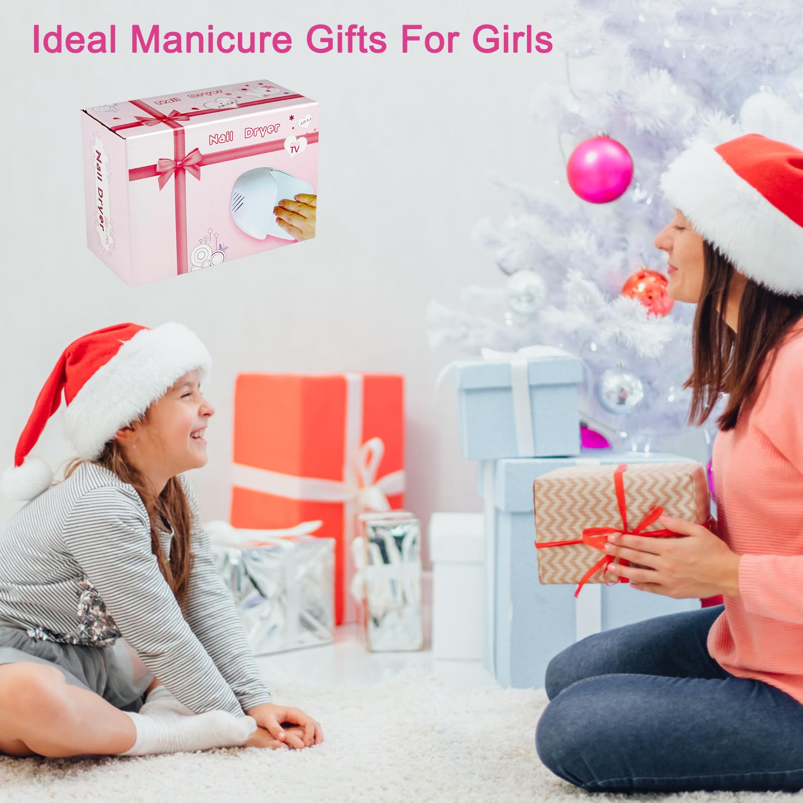 Portable Nail Polish Dryer Fan for Kids & Adults - Fast Drying Electric Nail Art Machine for Home, Salon & Travel - Perfect for Manicure Kits, Gel Polish & Regular Nail Polish Drying
