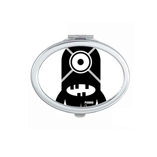 DIYthinker Universe Alien Monster Mirror - Portable Folding Double-Sided Makeup Mirror for Travel, Home & Vanity (Handheld Compact Design)