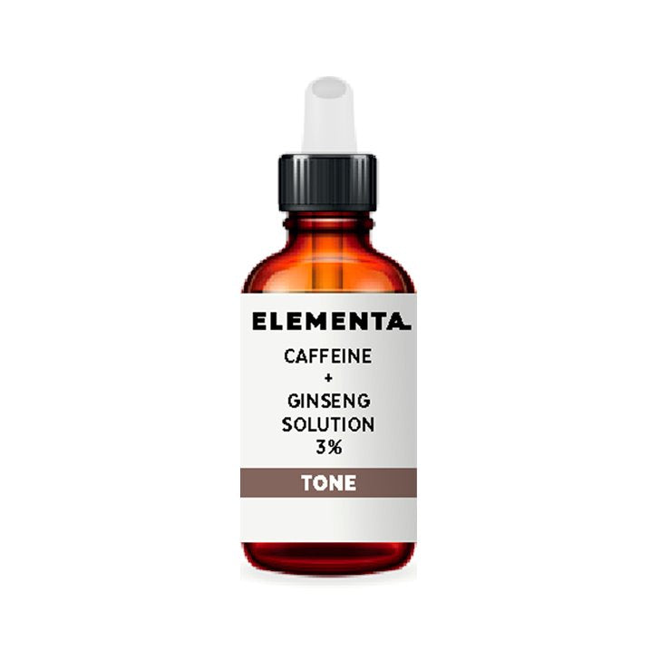 Elementa Caffeine 2% + Ginseng 1% Hair Growth Serum - Stimulates Hair Follicles & Reduces Hair Loss - For Men & Women - Perfect for Thinning Hair & Scalp Care - Use Daily for Best Results