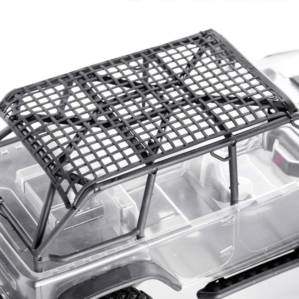 RCLions 1/10 & 1/8 Scale Rubber RC Car Window Net & Luggage Net - Black Accessories for RC Crawler Vehicles | Perfect for Off-Road Adventures & RC Car Customization