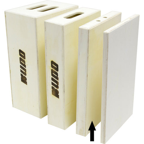 Kupo Apple Box (Quarter, 20 x 12 x 2) - Durable Storage Solution for Film & Photo Equipment - Perfect for On-Set Organization and Equipment Protection