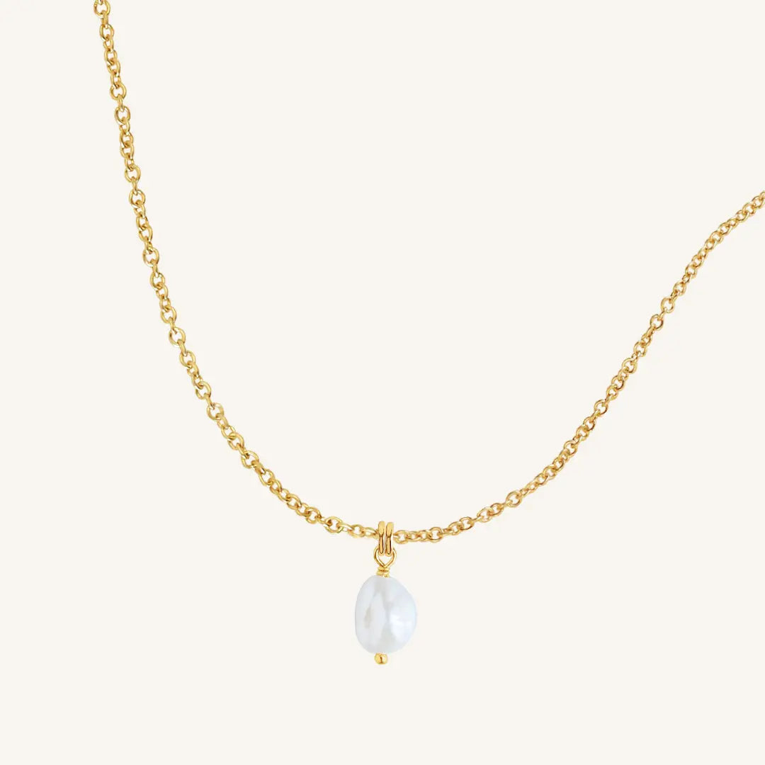 Keshi Pearl Necklace - Natural Stone of Potential & Healing | Elegant Jewelry for Women, Gift for Her, Wedding, Party & Special Occasions
