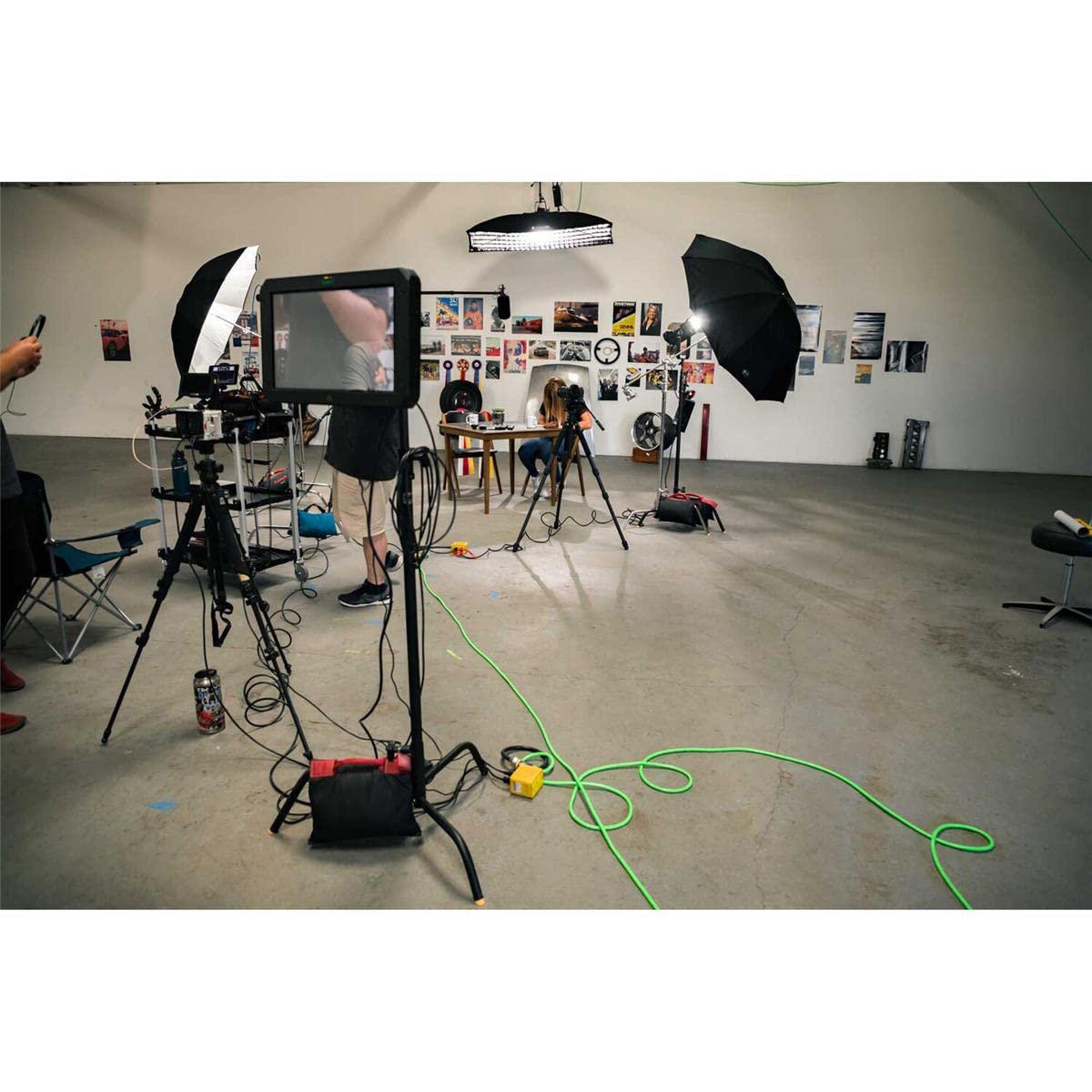 Lowel 40-Inch C-Stand Turtle Base Kit with 2.5-Inch Grip Head & 40-Inch Grip Arm - Heavy Duty Black Photography Stand for Studio Lighting, Video Production, and Film Equipment Support