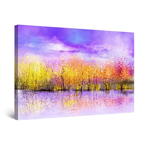 Yellow Trees Purple