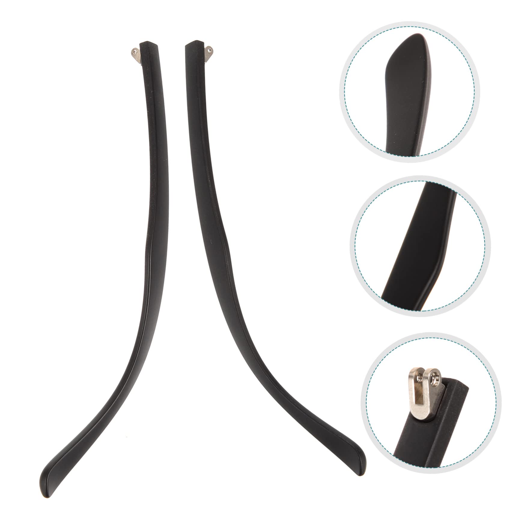 JECOMPRIS Universal Glasses Replacement Temple Kit - Silicone Sunglasses & Eyewear Repair Accessories for Men & Women - Perfect for Broken Arm Fix, DIY Restoration, and Everyday Use