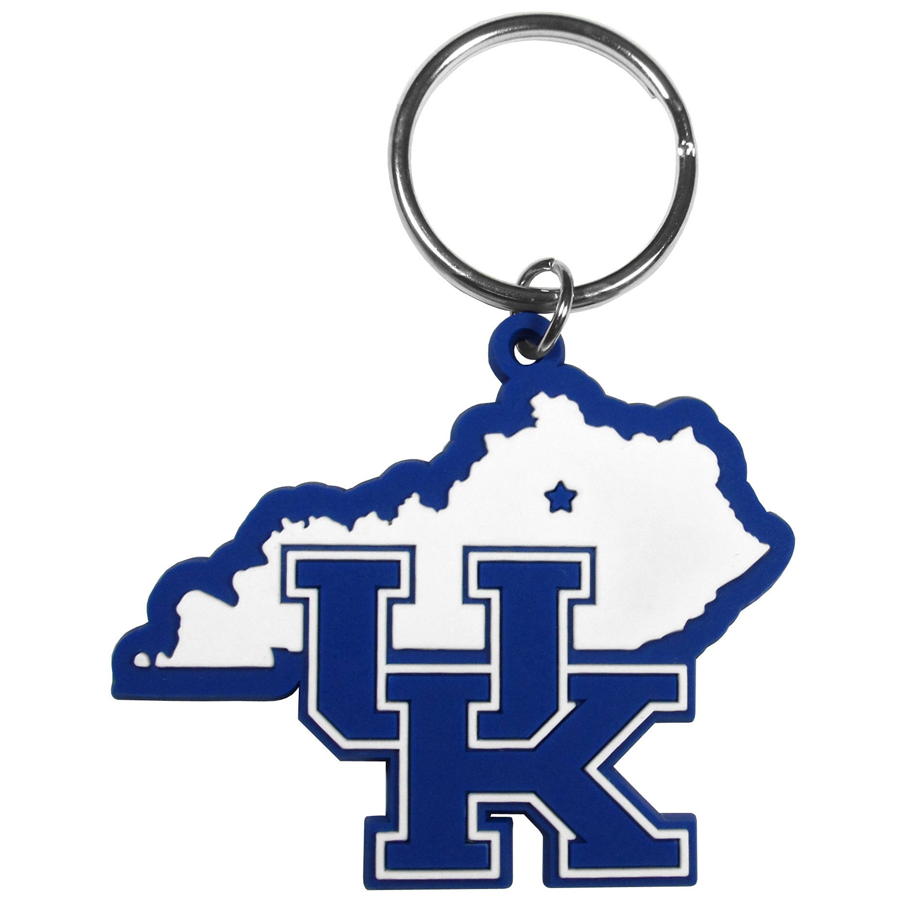 NCAA Home State Flexi Keychain - Durable & Customizable College Team Keyring for Fans - Perfect for Gifts, Backpacks, and Car Keys