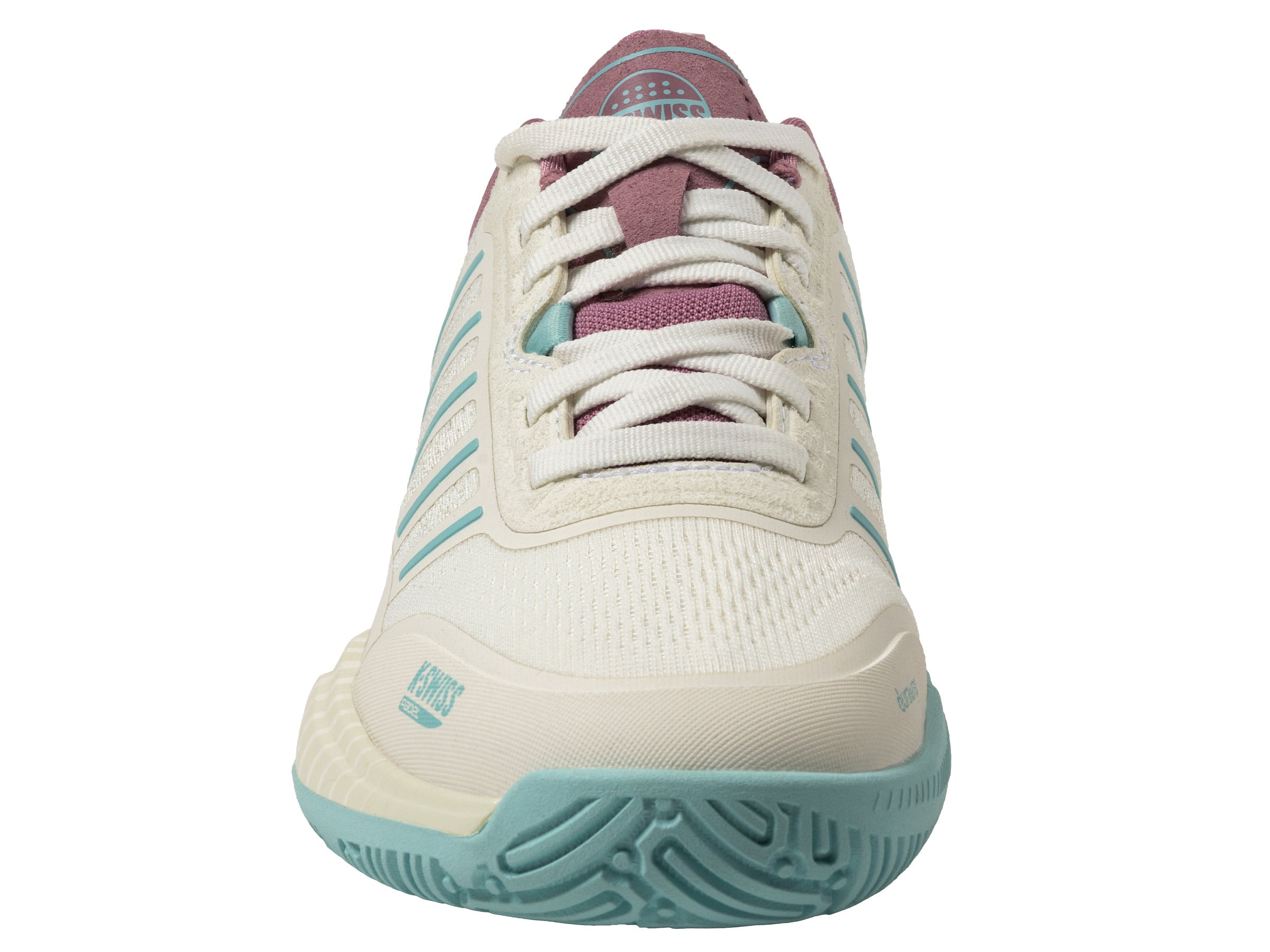 ULTRA COURT PADEL Tennis Shoes for Men & Women - 94436 970 M | White/Lilac/Pastel Turquoise | Lightweight & Breathable for Padel, Tennis & Casual Wear