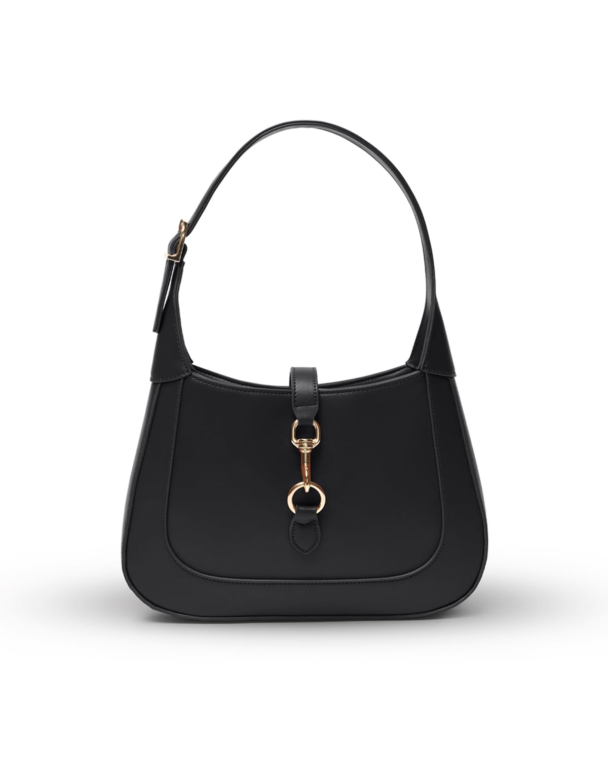Stylish Vegan Leather Shoulder Bag for Women - Adjustable Strap Small Hobo Purse - Trendy Crossbody Handbag for Work, Travel & Everyday Use