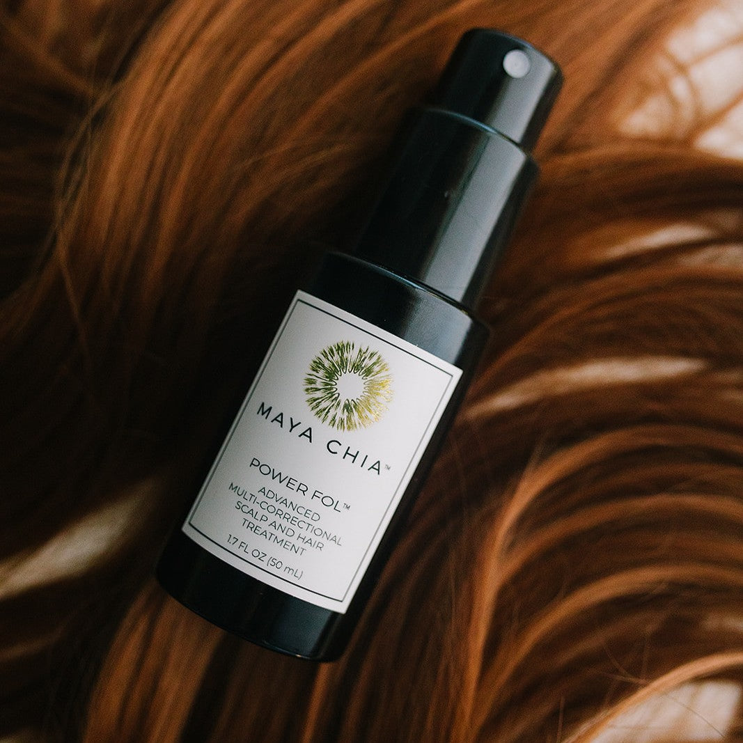 Maya Chia Power Fol Scalp & Hair Treatment - Organic Hair Growth Serum for Thinning Hair & Scalp Care - Perfect for Daily Use & Revitalizing Damaged Hair