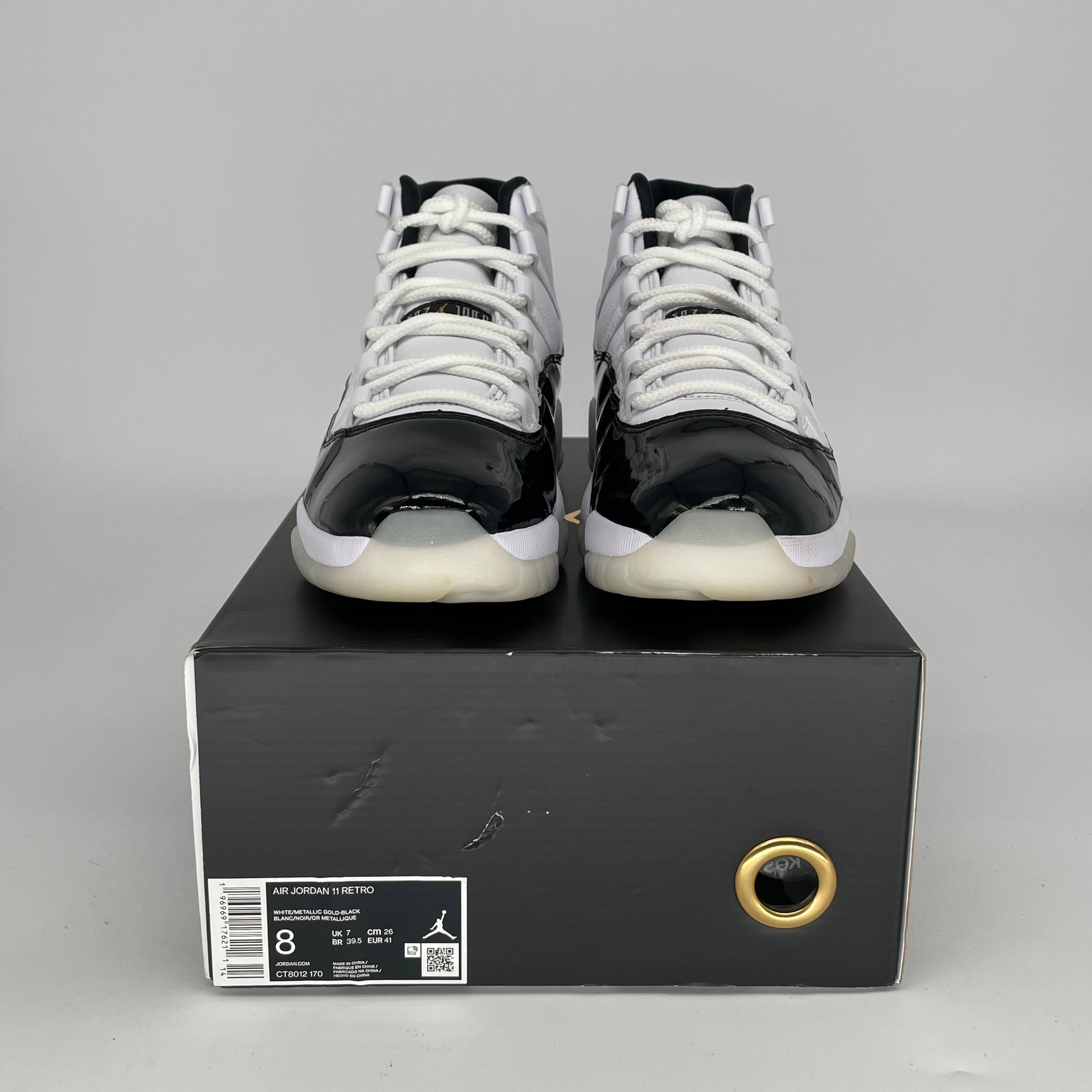 AIR JORDAN 11 DMP GRATITUDE Basketball Shoes - Men's Size 8/Women's Size 9.5 (CT8012-170) - Perfect for Court Play & Sneaker Collecting