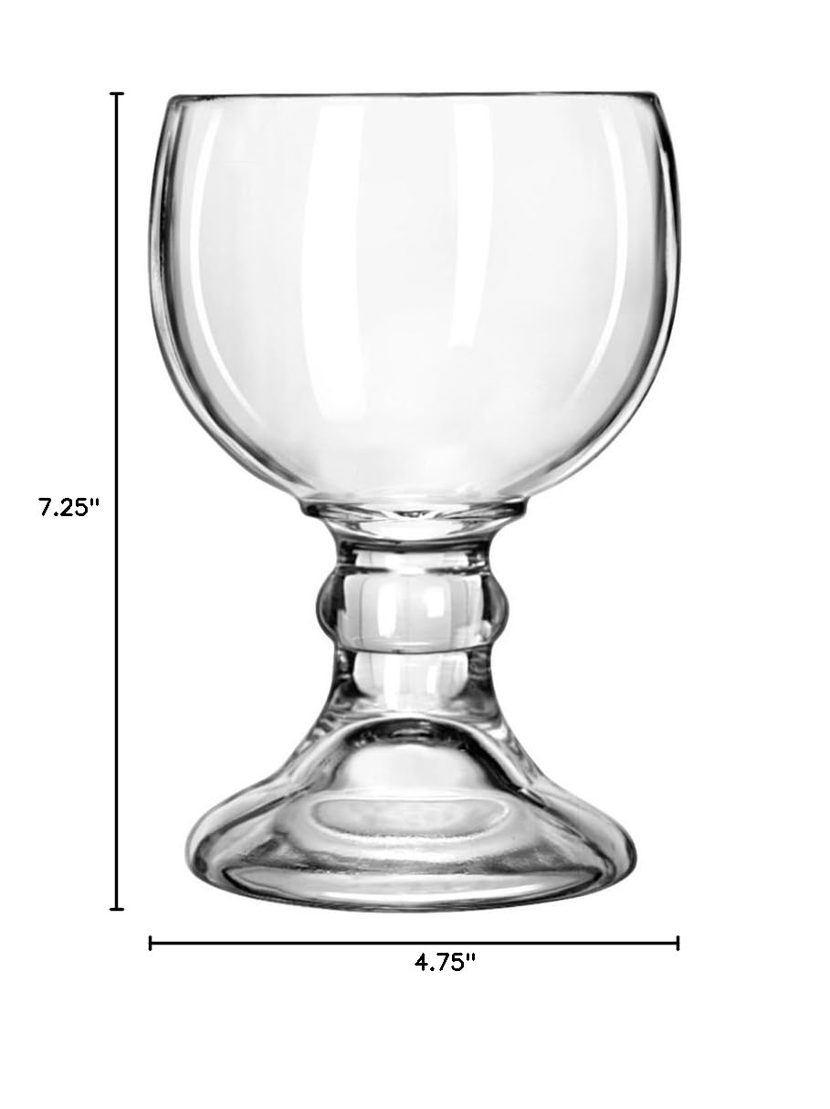 Libbey Schooner 21 oz Glass Beer Mug - Classic Barware for Home, Restaurants & Parties | Perfect for Craft Beer, Cocktails & Iced Beverages