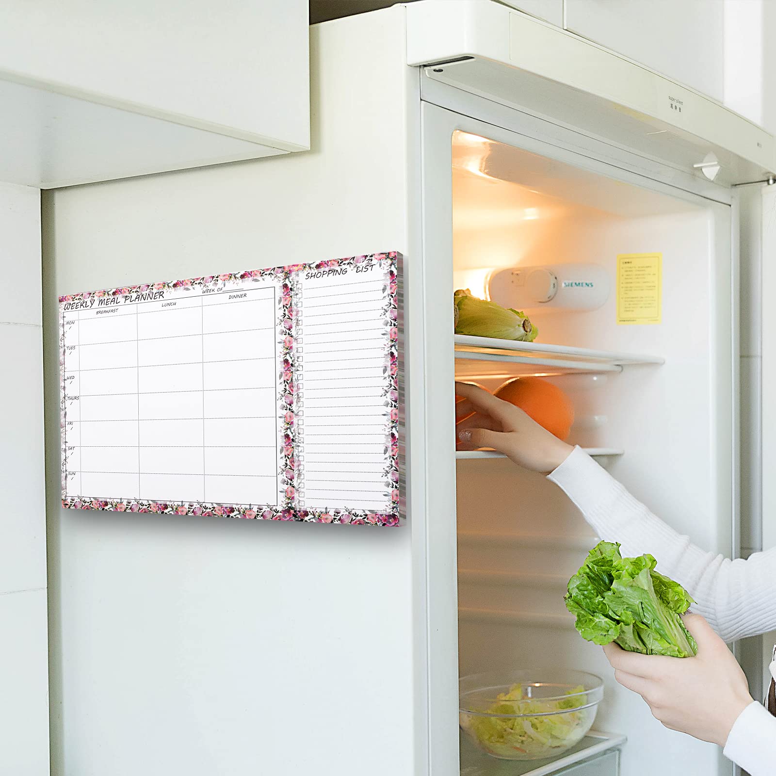UtyTrees Magnetic Weekly Meal Planner Notepad - 6.6