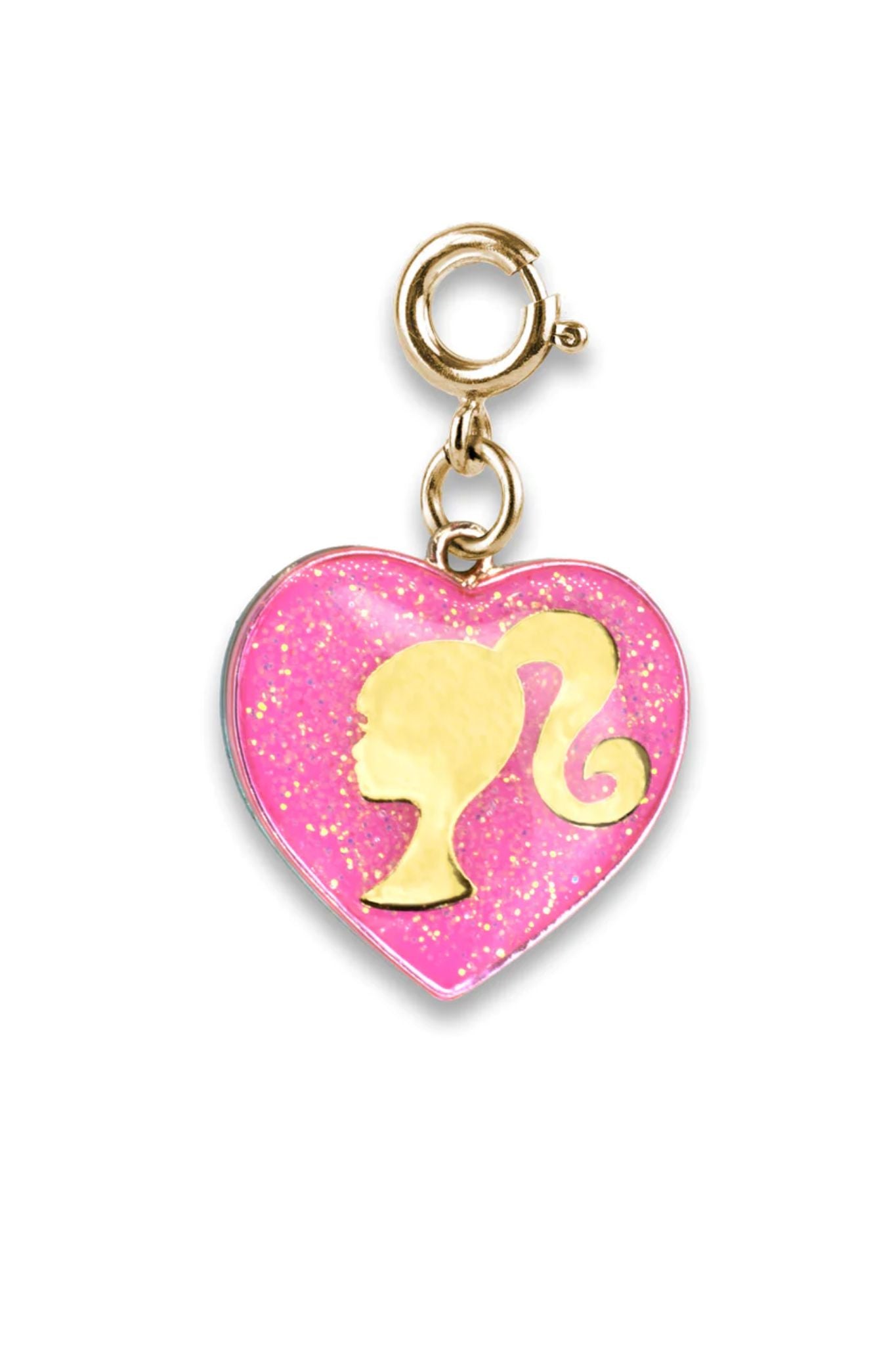 14K Gold Barbie Girl Heart Charm Pendant Necklace - Perfect Gift for Girls, Teens & Collectors | Birthday, Valentine's Day & Special Occasions