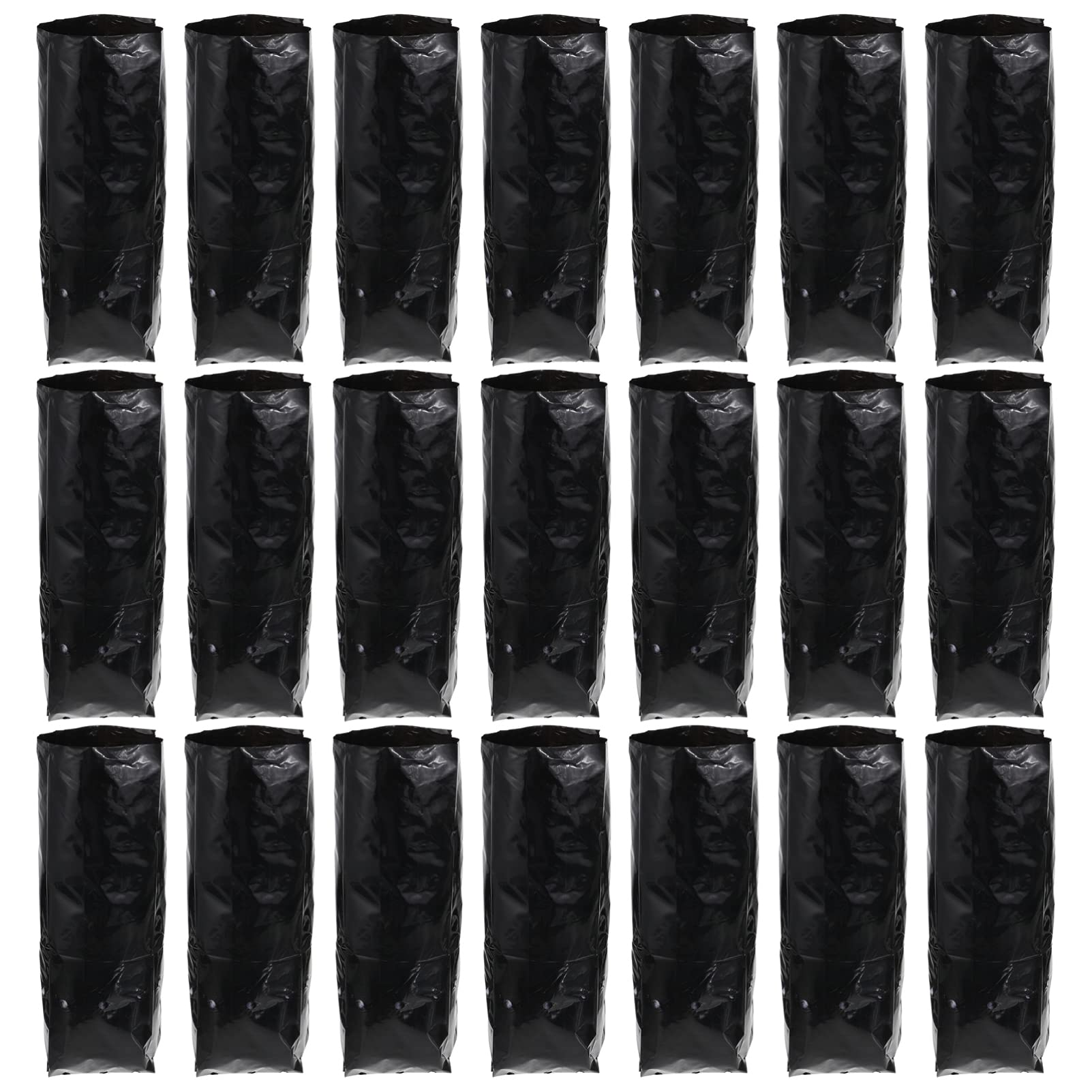 DOITOOL 100pcs Black Plant Nursery Bags - Breathable Grow Bags for Fruits, Vegetables & Flowers (10x30cm) - High Seedling Survival Rate - Ideal for Home Gardening, Hydroponics & Organic Farming