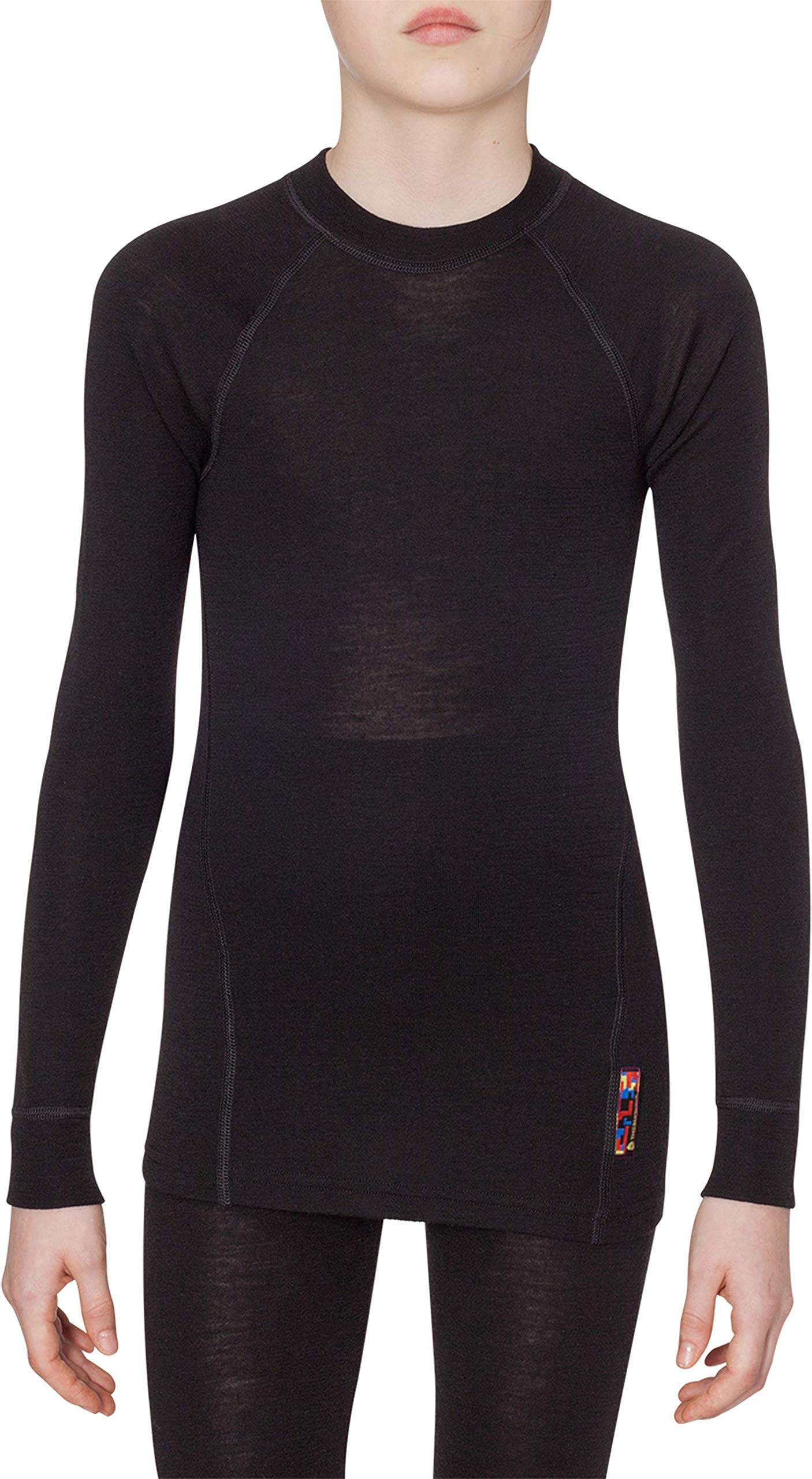 Women's Merino Wool Thermal Shirts - Warm Crew Neck Base Layer for Winter, Hiking & Outdoor Activities