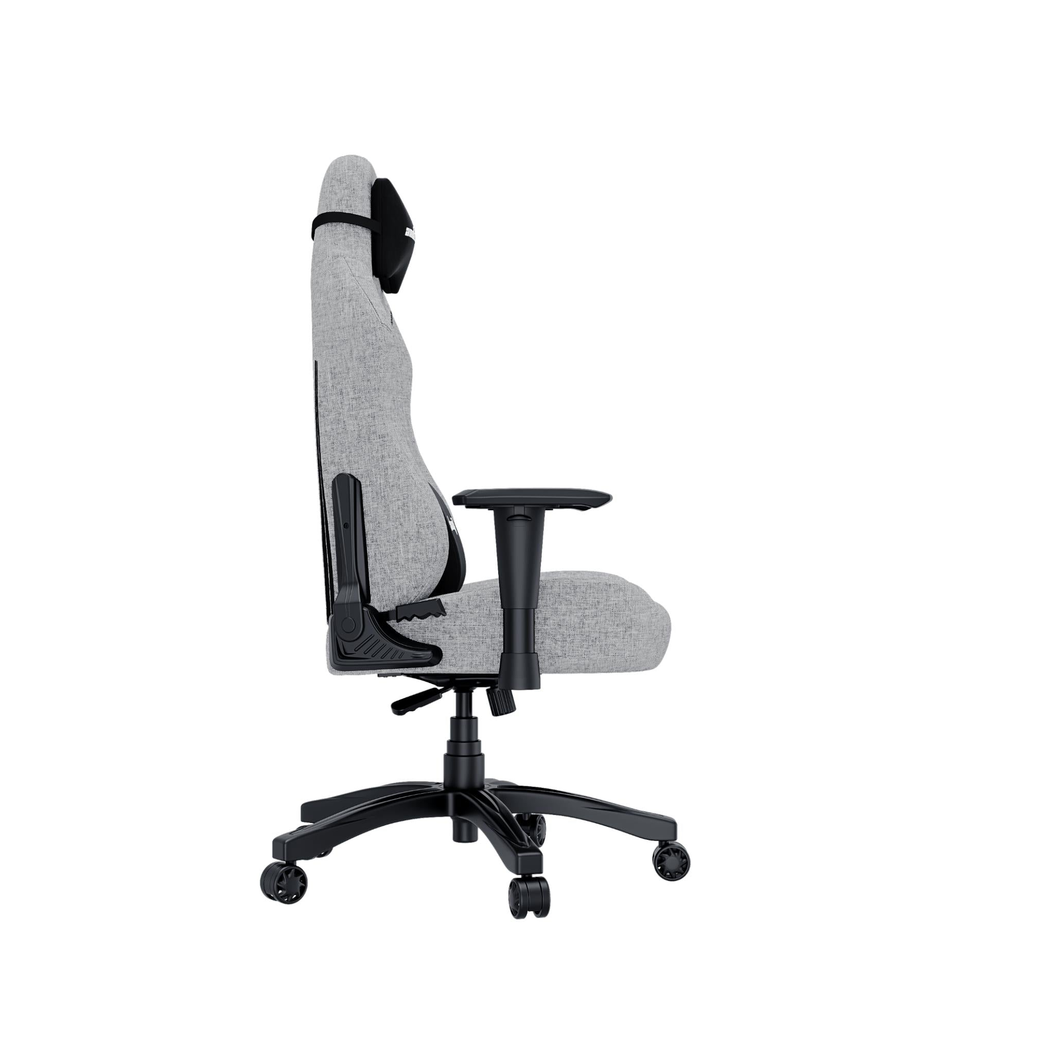 Anda Seat LUNA Fabric Gaming Chair - Ergonomic Office & PC Gaming Chair with Lumbar Support - Grey - Perfect for Home Office, Esports & Streaming Setup