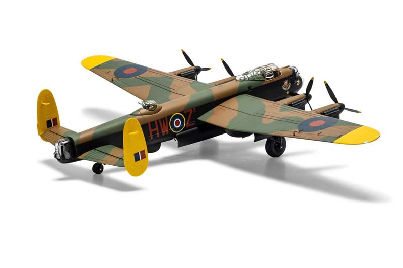 Avro Lancaster B Mk.III Grog 'The Shot' No.100 Sqn RAF 1945 1/72 Scale Diecast Pre-Built Aircraft Model - Limited Edition Collectible for WWII Aviation Enthusiasts & History Buffs