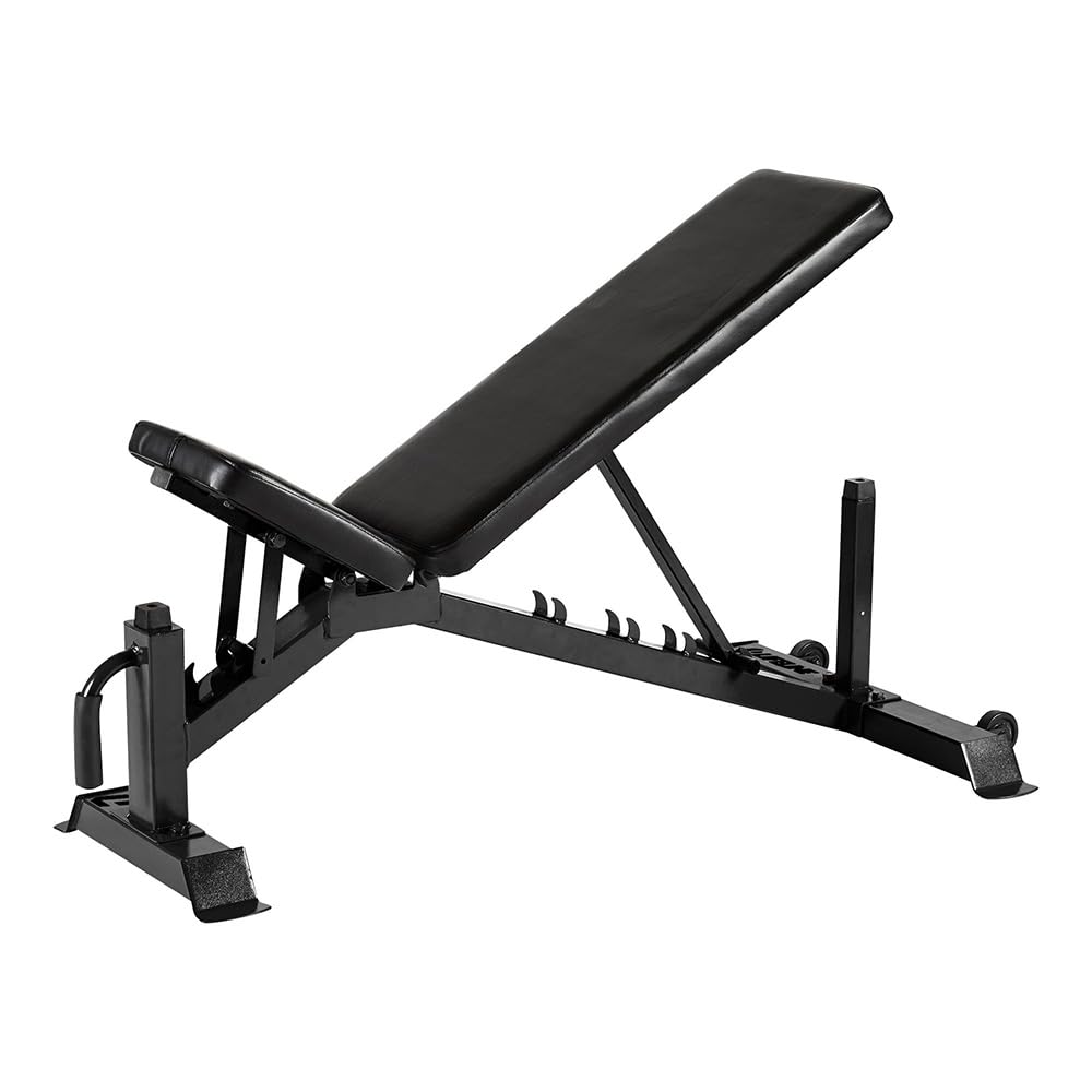 Adjustable Utility Weight Bench for Home Gym - Heavy Duty Exercise Bench for Strength Training, Dumbbell Workouts & Full Body Fitness - Perfect for Home, Garage & Commercial Gyms