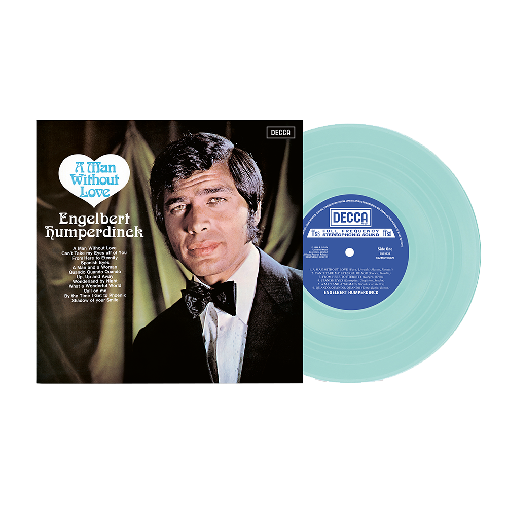 Limited Edition Blue Vinyl LP - A Man Without Love - Collectible Record for Music Lovers & Vinyl Enthusiasts - Perfect for Home Decor, Gifts & Audiophile Collections