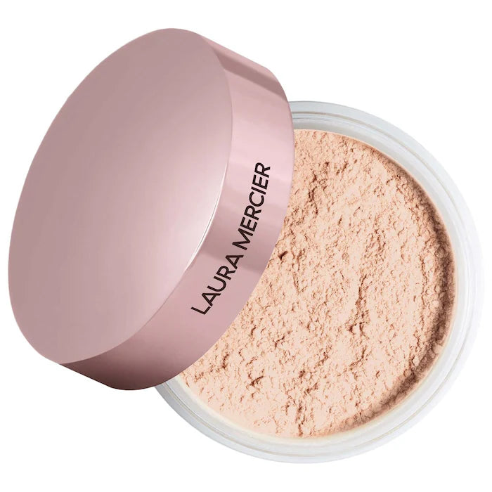 Laura Mercier Translucent Loose Setting Powder - Pink Tone Up for Brightening & Illuminating | Perfect for Makeup Finishing & Oil Control