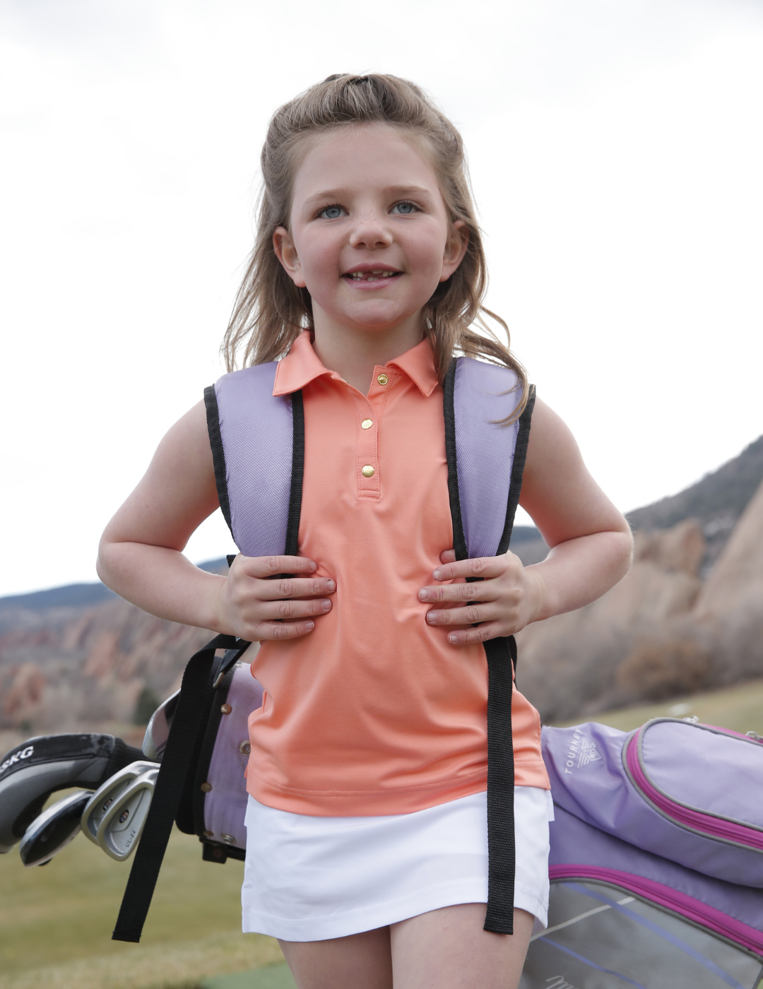 Poppy Toddler Girls' Polo Shirt - Cute Cotton Short Sleeve Top for Baby Girls - Perfect for Playdates, Preschool & Family Outings