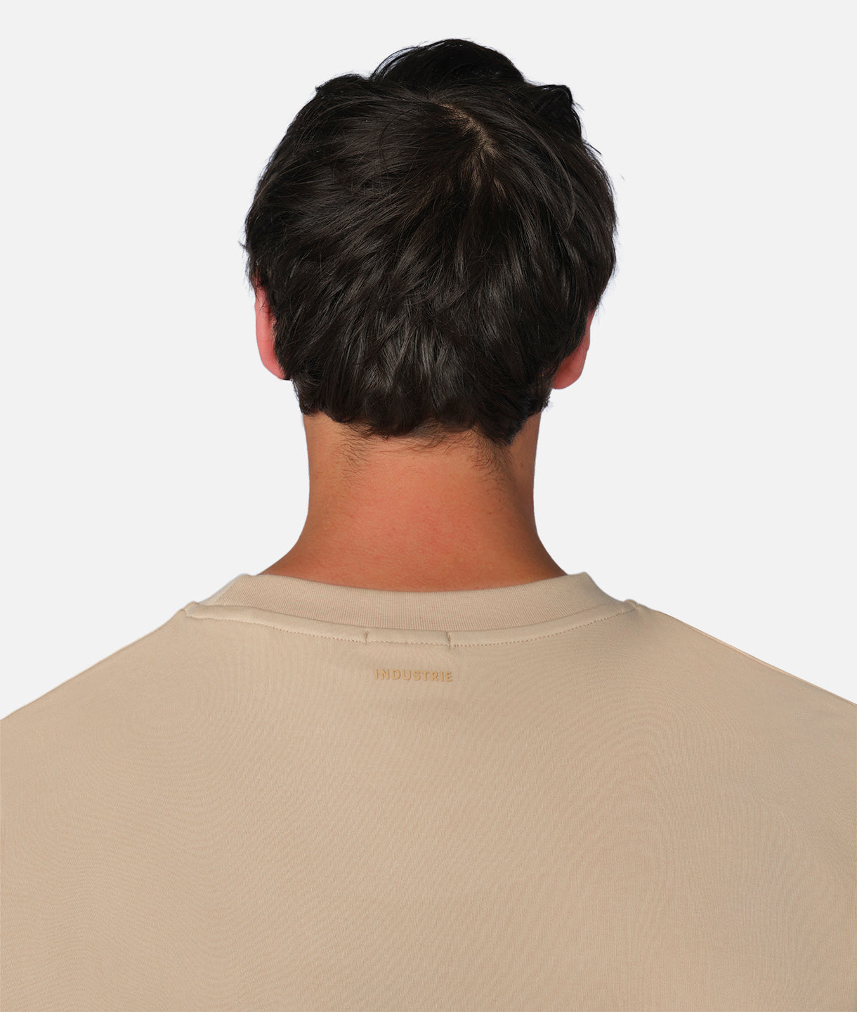 The Newport Tee - Soft Cotton Crewneck T-Shirt in Camel for Men | Casual Everyday Wear & Layering Essential
