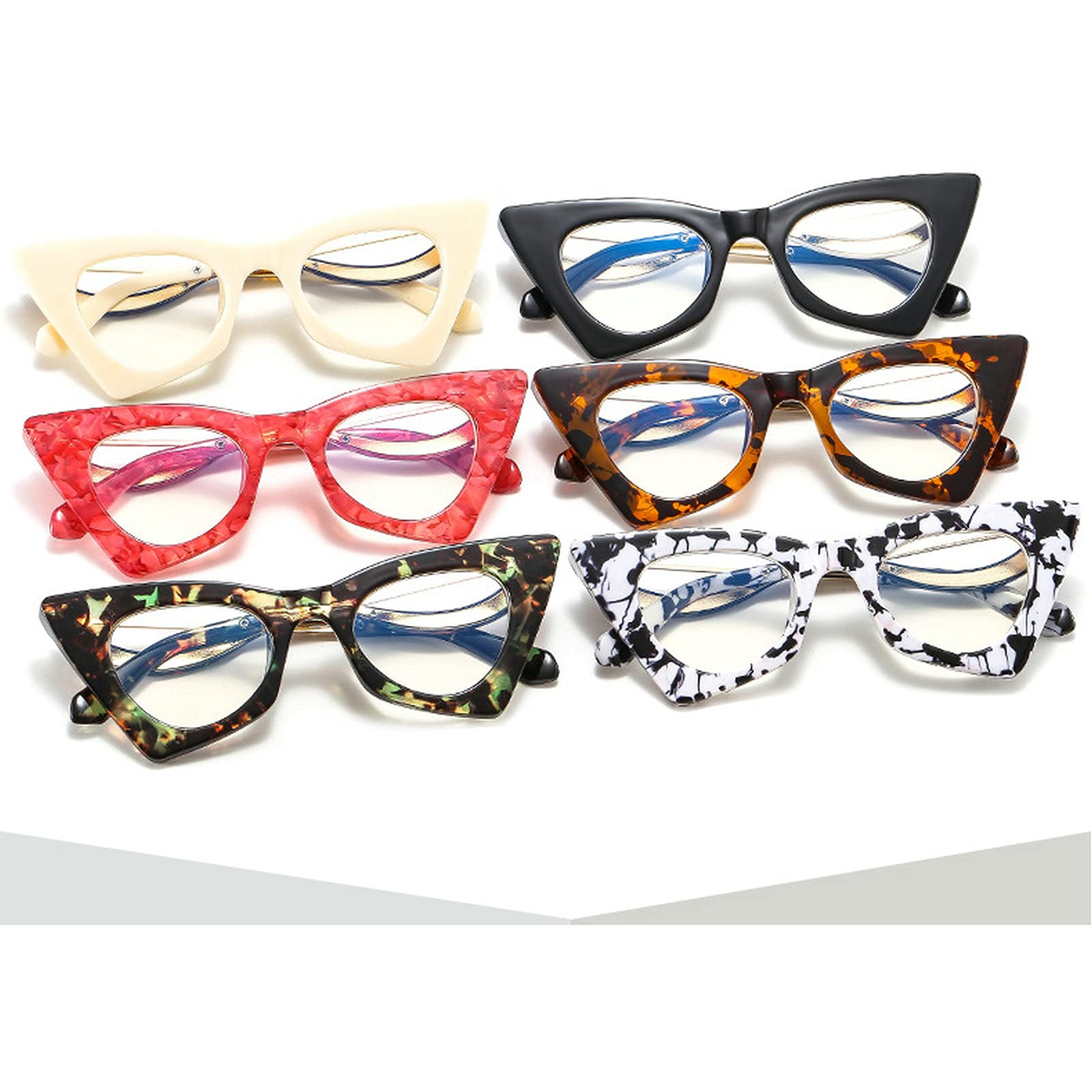 Bifocal Cat Eye Reading Glasses for Women & Men - Photochromic Vintage for Home & Office
