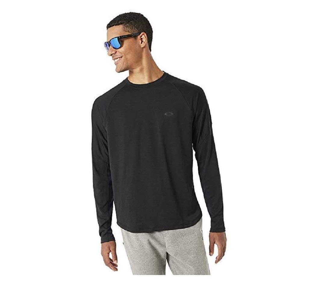 Oakley Men's Tech Knit Long Sleeve Shirt - Moisture Wicking, Breathable Performance Top for Running, Hiking & Outdoor Activities