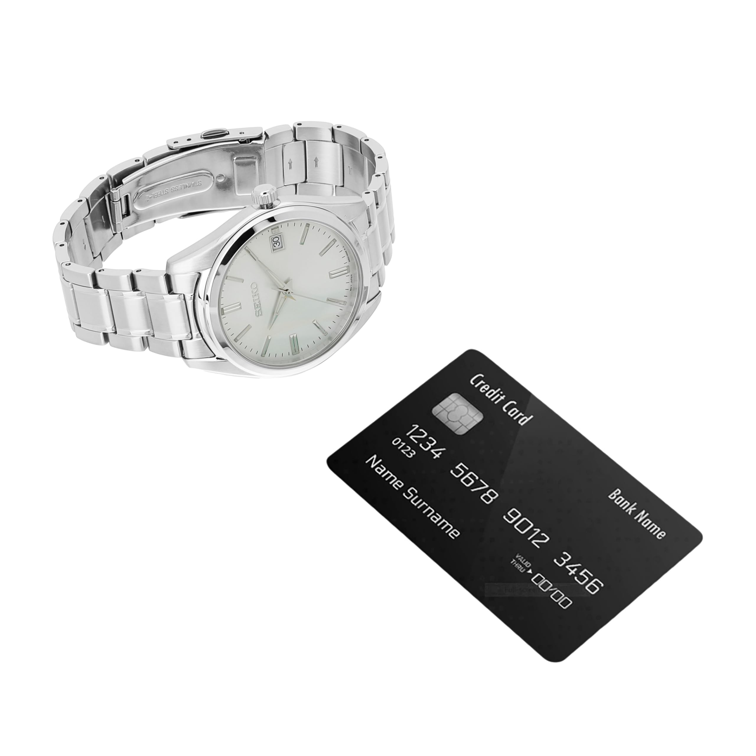 Seiko Men's Stainless Steel Analog Watch - Classic Dress Watch for Business, Formal & Everyday Wear