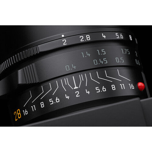 Leica Summicron M 28mm f/2 ASPH Lens for Leica M Mount (2023 Version) - Perfect for Street Photography, Travel & Low Light Shooting