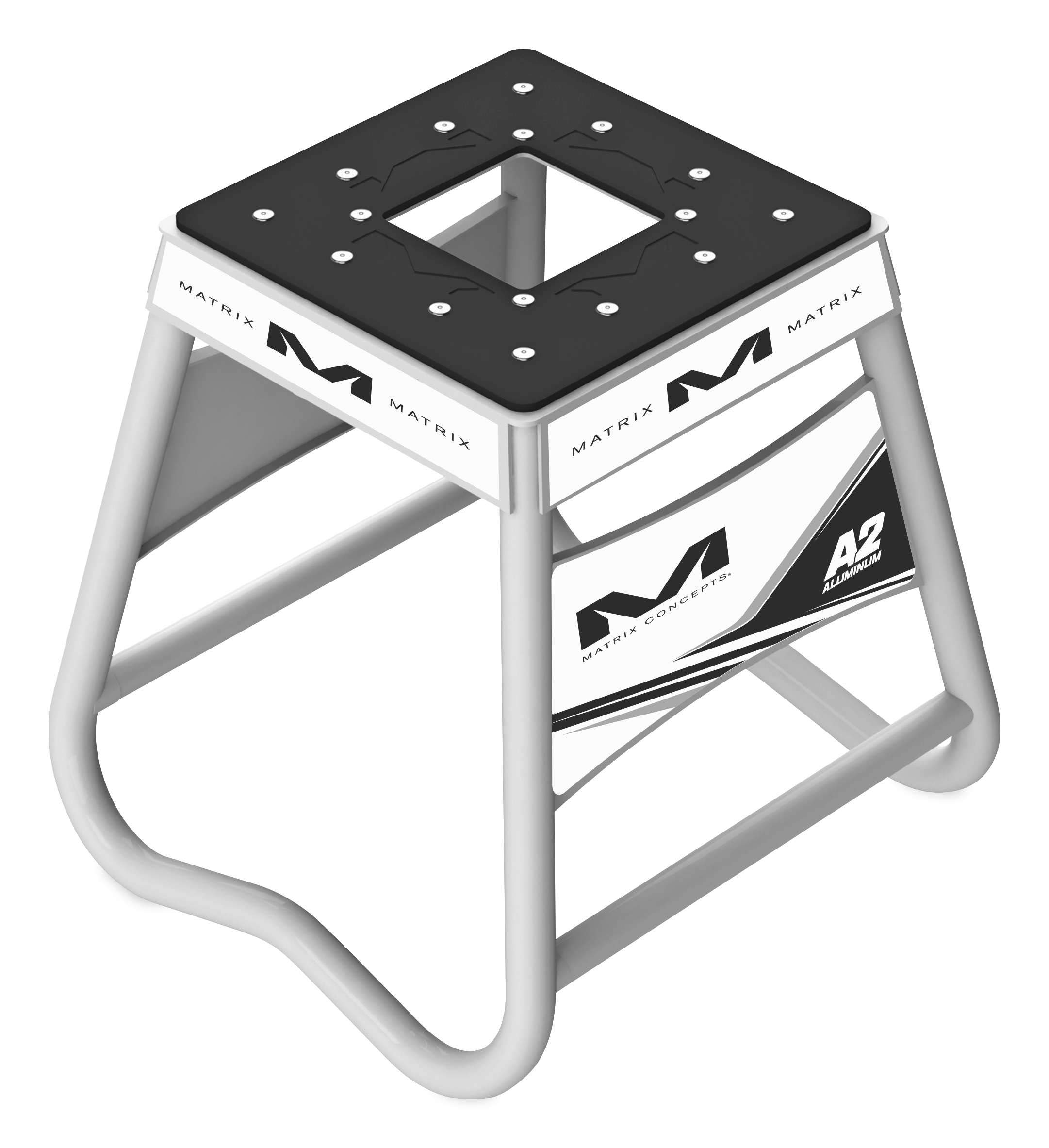 Matrix Concepts A2 Aluminum Stand White A2-100 - Lightweight & Durable Photography Stand for Studio, Outdoor & Travel Use